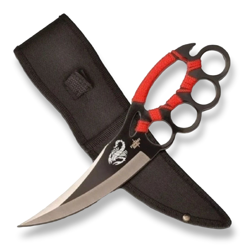 Invencible cl Cuchillo Manopla Cuerda Táctica Daga Paracaidista Am61