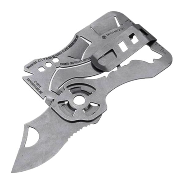 Navaja Cuchillo Plegable De Acero Inoxidable De Tarjeta Aj41 - Imagen 4