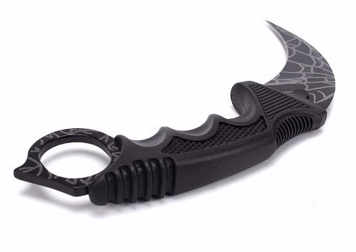 Invencible Cl Karambit Navaja Black Spider Cuchillo De Caza De Acero Ae