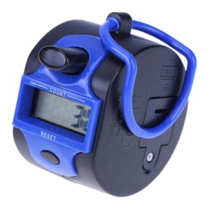 Contador Manual Digital Mano Azul