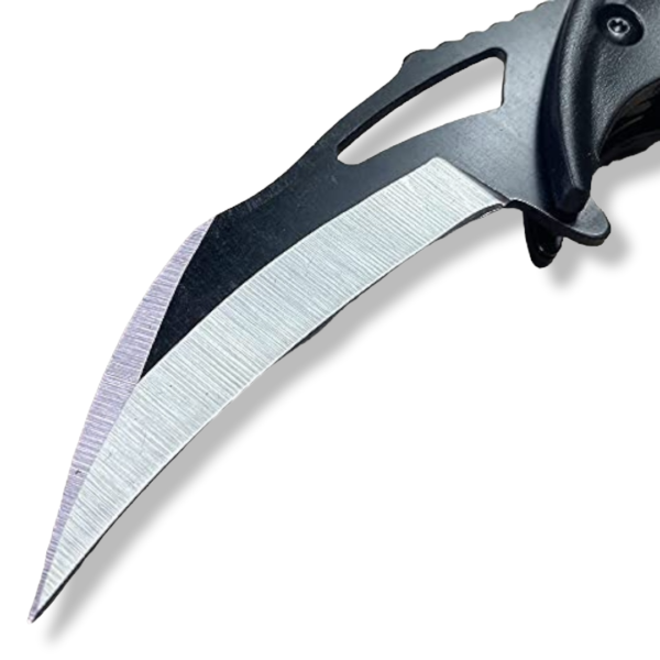 Navaja Cuchillo Plegable Doble Dark Knigh Spring Manual Ap86 - Imagen 3