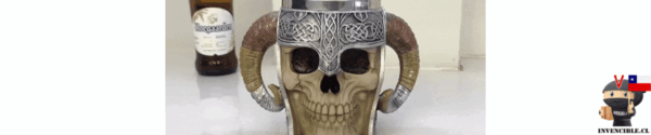 Tazon Medieval Vikingo Cacho Acero 420cc Ap90 - Imagen 9