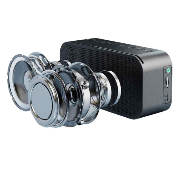 Reloj Despertador Parlante Recargable Digital Espejo Mx82 - Imagen 2
