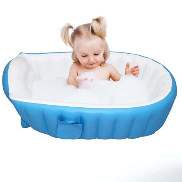Bañera Inflable Infantil Tina Portátil Na67 - Imagen 5