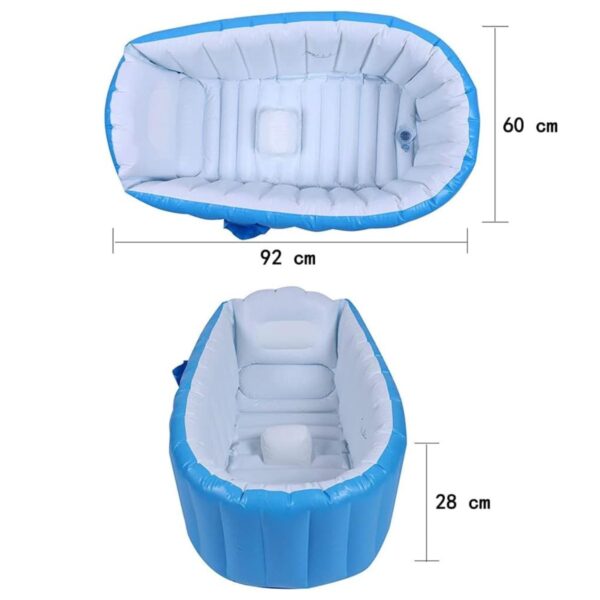 Bañera Inflable Infantil Tina Portátil Na67 - Imagen 10