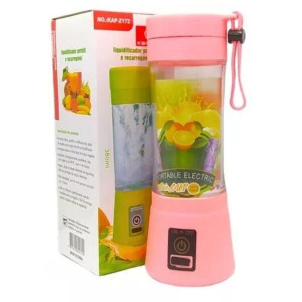 Batidora Mini Vaso Licuadora Recargable Nb15 - Imagen 6