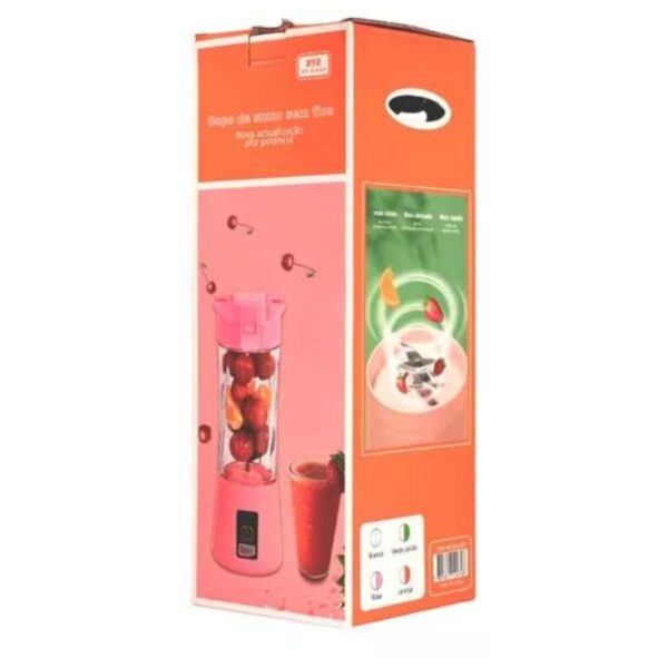 Batidora Mini Vaso Licuadora Recargable Nb15 - Imagen 5