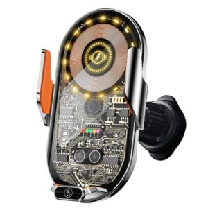 Soporte Cargador Inalámbric Transparent Celular Auto Qi Na73