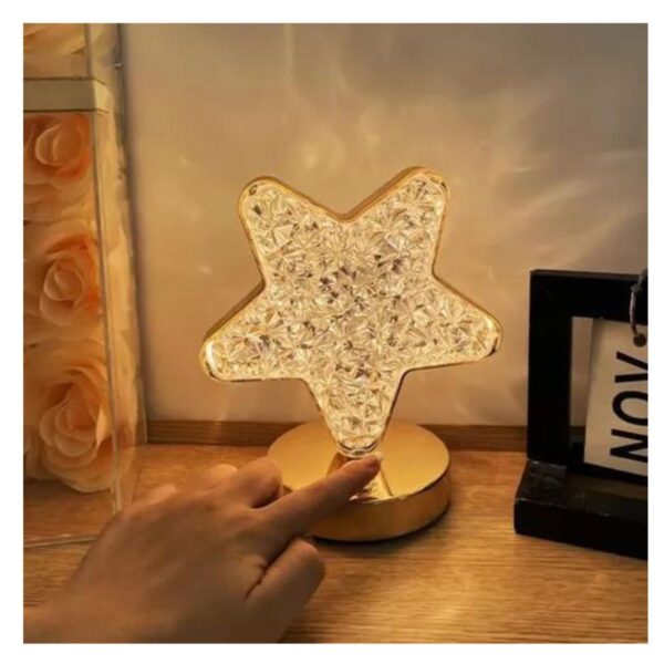 Lámpara Led Estrella Enchufe Usb Luz Cálida Na85 - Imagen 5