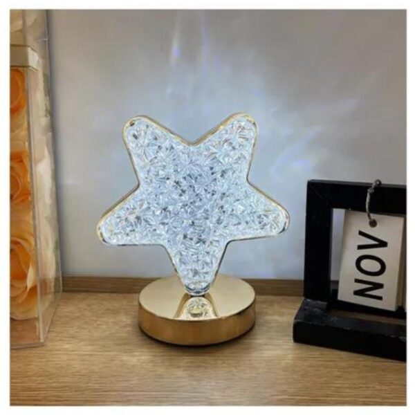 Lámpara Led Estrella Enchufe Usb Luz Cálida Na85 - Imagen 3