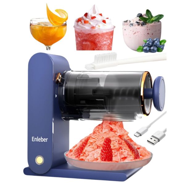 Máquina Granizado Raspado Casera Recargable Na96 - Imagen 3