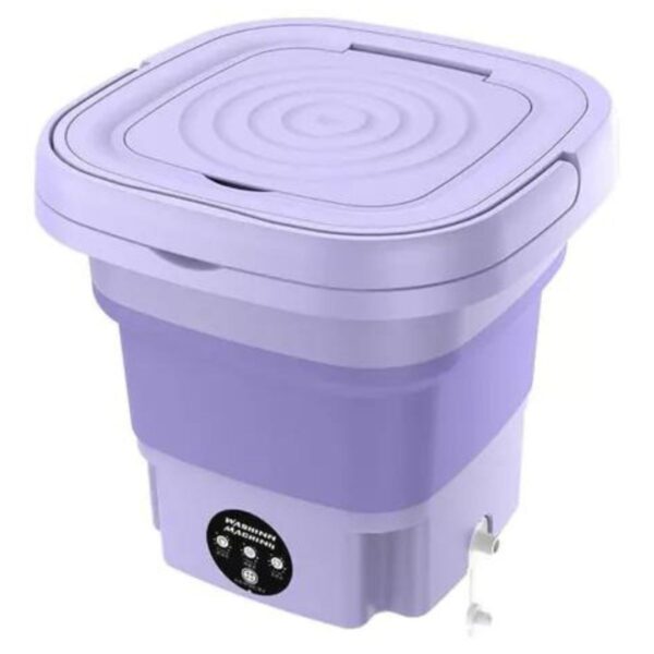 Mini Lavadora Plegable Ropa Portátil 1,5 Kg Y 8 Litros Nb13 - Imagen 8