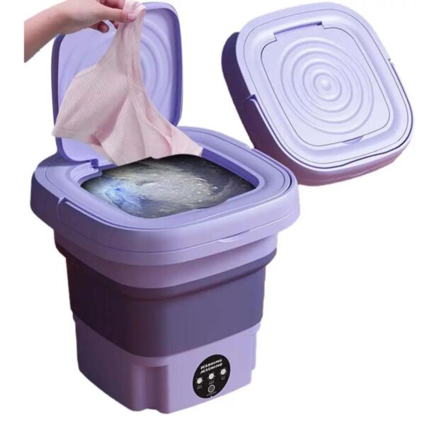 Mini Lavadora Plegable Ropa Portátil 1,5 Kg Y 8 Litros Nb13 - Imagen 4
