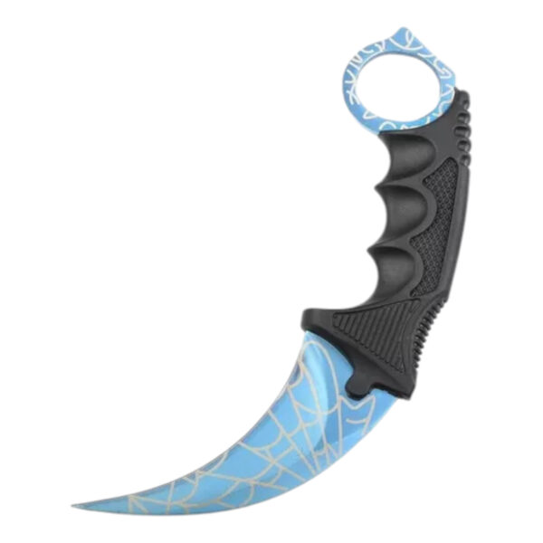 Navaja Karambit Strike blue spider