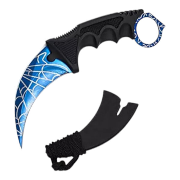 Navaja Karambit Strike blue spider - Imagen 2