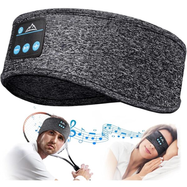 Banda con auriculares, Auriculares para dormir, Diadema Bluetooth, Auriculares Inalámbricos