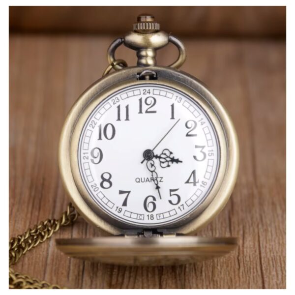 Reloj Bolsillo time Retro cuarzo cadena Colgante Retro antiguo vintage hombre metal aleacion cadena regalo nc20