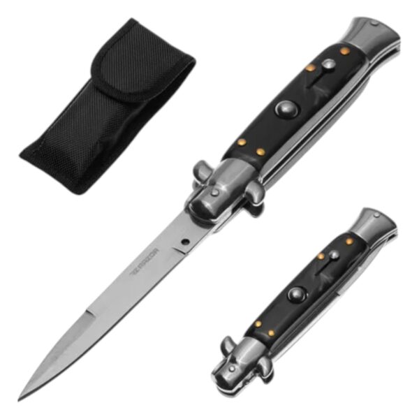 Navaja Automatica Estileto Blue Gambino Aa11